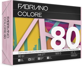SADIPAL Paquete de papel color rosa A4 80 g de 500 hojas