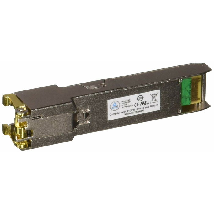 Allied Telesis AT-SPTX-90 Módulo SFP Cobre 100m 1000BaseTX Gigabit Ethernet Hot Swappable Allied Telesis AT-SPTX-90 Módulo SFP Cobre 100m 1000BaseTX Gigabit Ethernet Hot Swappable