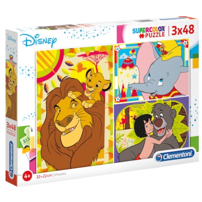 Disney Animals, Rompecabezas, Unisex, 4+ años, 104 uds Disney Animals, Rompecabezas, Unisex, 4+ años, 104 uds