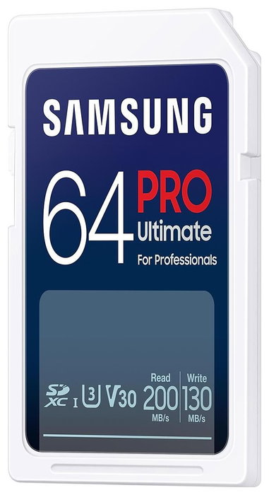 SAMSUNG PRO Ultimate 64GB SDXC UHS-I Blanco SAMSUNG PRO Ultimate 64GB SDXC UHS-I Blanco