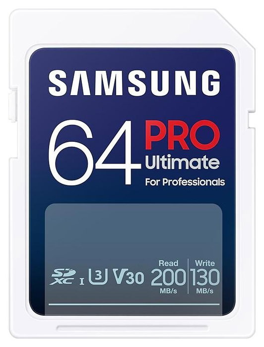 SAMSUNG PRO Ultimate 64GB SDXC UHS-I Blanco SAMSUNG PRO Ultimate 64GB SDXC UHS-I Blanco