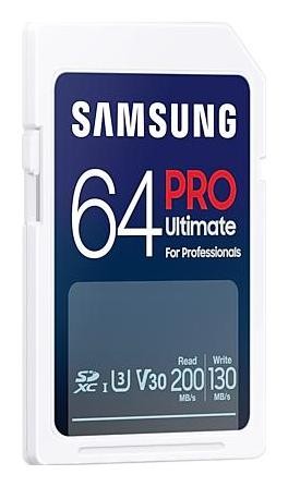 SAMSUNG PRO Ultimate 64GB SDXC UHS-I Blanco SAMSUNG PRO Ultimate 64GB SDXC UHS-I Blanco