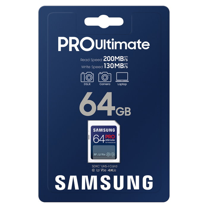 SAMSUNG Tarjeta MicroSDXC PRO Ultimate 64GB CL10 Retail
