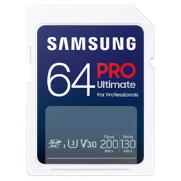 SAMSUNG Tarjeta MicroSDXC PRO Ultimate 64GB CL10 Retail