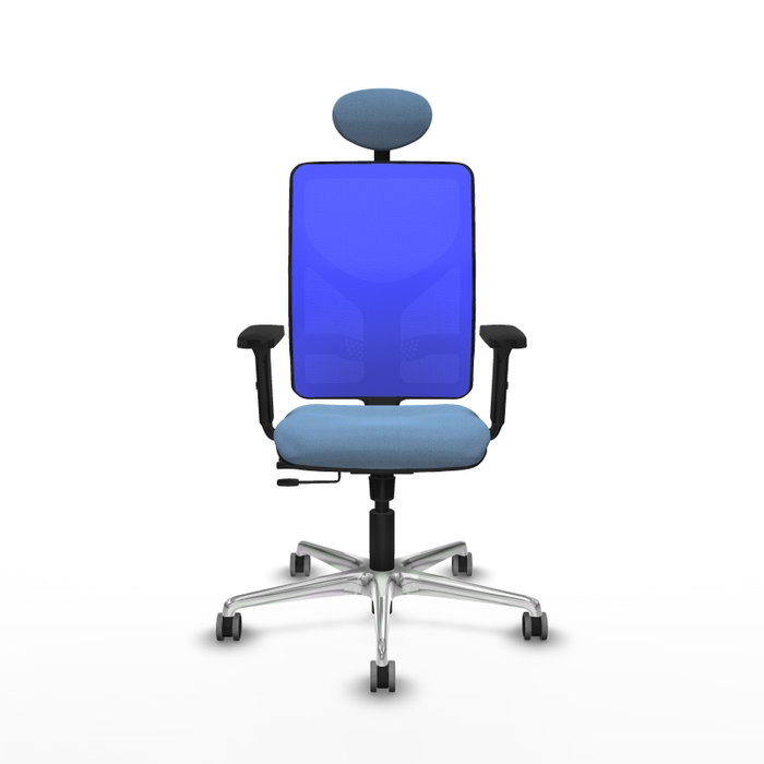 PIQUERAS Y CRESPO Silla de oficina Motilla Azul con mecanismo Sincro/Traslack PIQUERAS Y CRESPO Silla de oficina Motilla Azul con mecanismo Sincro/Traslack