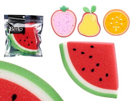 Berilo Esponja Baño Frutas Surtidos 14 x 12 x 4 cm (Set de 24)
