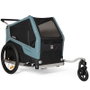 Burley Bark Ranger XL Remolque de Bicicleta y Cochecito 2 en 1 para Mascotas, Carga 45 kg, Plegable, Ideal para Aventuras