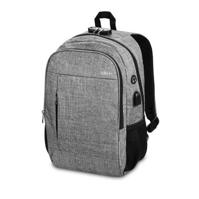 Subblim Urban Lock Backpack 16 de color Gris