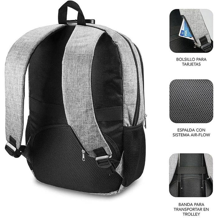 Subblim Urban Lock Backpack 16 de color Gris