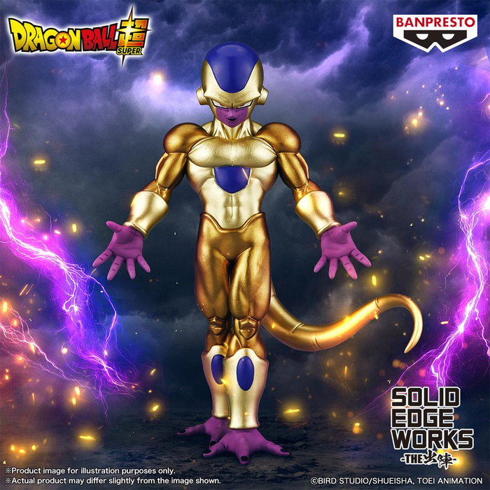Banpresto Dragon Ball Super Solid Edge Works Golden Frieza Banpresto Dragon Ball Super Solid Edge Works Golden Frieza