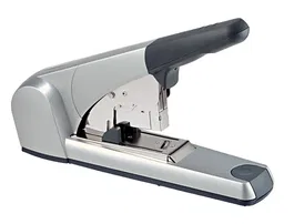 Petrus Grapadora 1500 Capacidad 120 Hojas Grapado Plano Usa Grapas 23/15xl Color Plata