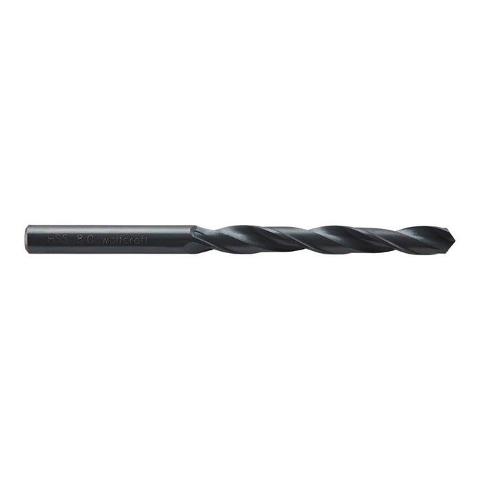 Wolfcraft Broca para Metal HSS Ø8.00 x 117 mm, Longitud de Trabajo 75 mm, Forjada por Laminación, Ángulo Punta 118°, Alta Resistencia Wolfcraft Broca para Metal HSS Ø8.00 x 117 mm, Longitud de Trabajo 75 mm, Forjada por Laminación, Ángulo Punta 118°, Alta Resistencia
