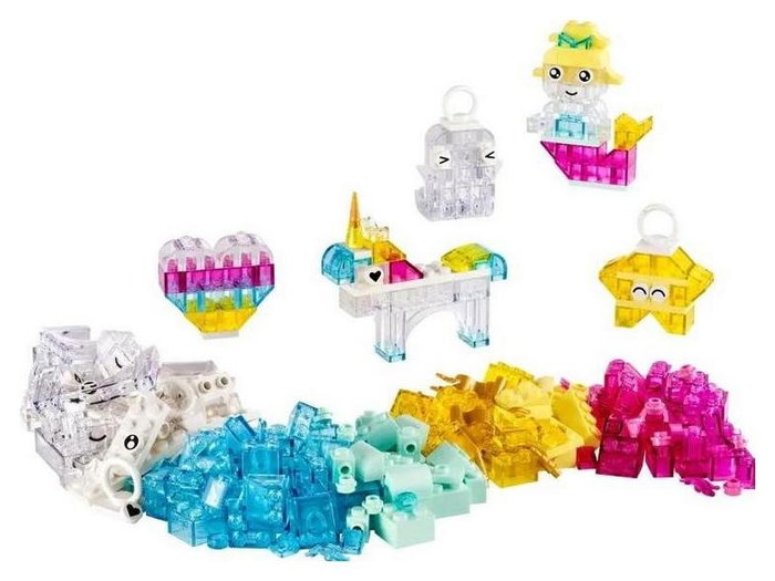 LEGO Classic 11040 Caja de ladrillos transparente mágica