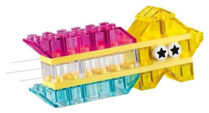 LEGO Classic 11040 Caja de ladrillos transparente mágica