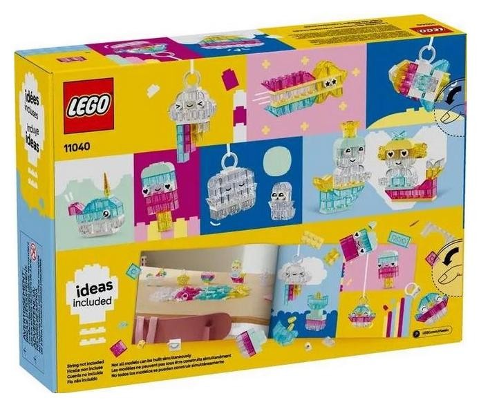 LEGO Classic 11040 Caja de ladrillos transparente mágica