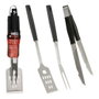 Bbq Collection Set de Utensilios para Barbacoa 3 Piezas Color Negro