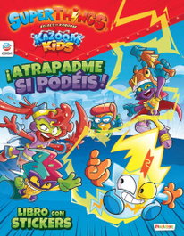 EDIBA EUROPA EON Libro de Stickers Superthings Kazoom Kids - ¡Atrapadme si podéis!
