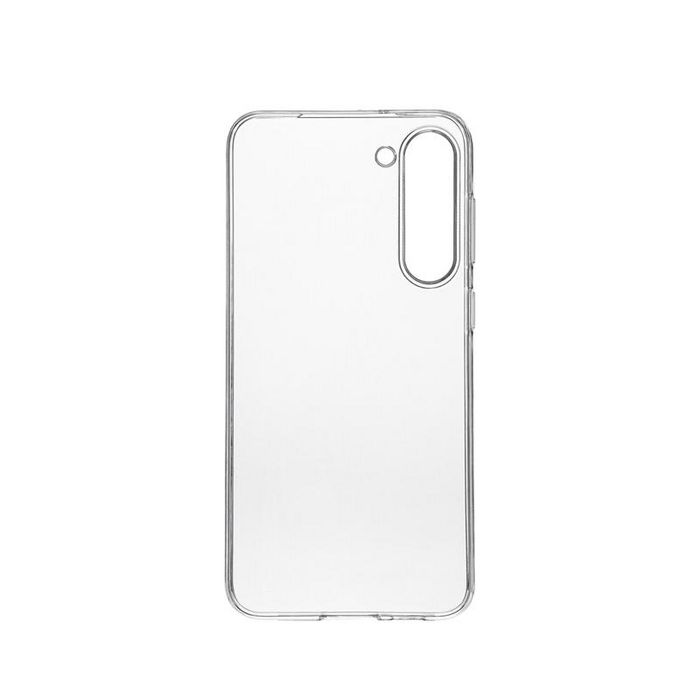 eSTUFF Funda TPU flexible Transparente para Samsung Galaxy S23+ - Modelo LONDON, Protección 360° y acceso total a puertos