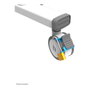 Neomounts Juego de bloqueo de ruedas ABL-875 para FL50S-825 y FL55-875, 2 unidades, Azul claro