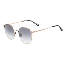Belstaff JUBILEE-S056 Gafas de sol Unisex con Titanio Dorado y Cristal Gris