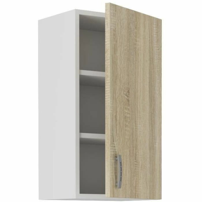 AUCUNE Armario alto SARA de 1 puerta - Roble Sonoma