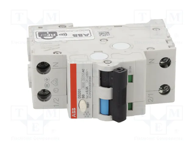 ABB DS201AC-B6/0.3 Disyuntor Diferencial RCBO 6A 300mA ABB DS201AC-B6/0.3 Disyuntor Diferencial RCBO 6A 300mA