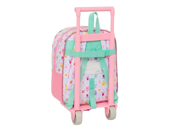 Safta 232 Mochila + Carro 805 Gabby's Dollhouse para Muñecas, Colección Gabby's Dollhouse, 270 x 220 x 100 mm