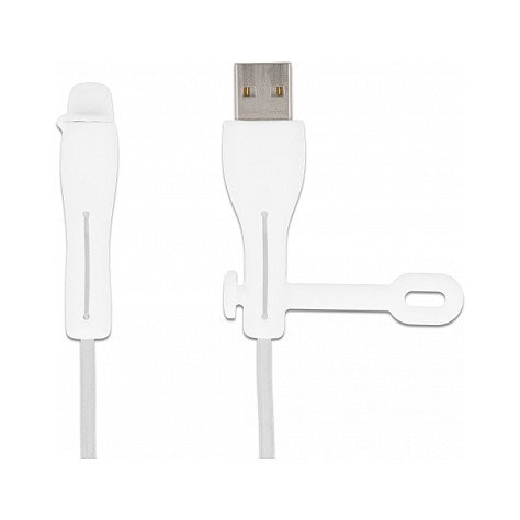 DeLOCK Set de 2 Fundas Antipolvo para USB Tipo-A y Apple Lightning, Blanco