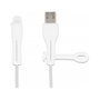 DeLOCK Set de 2 Fundas Antipolvo para USB Tipo-A y Apple Lightning, Blanco
