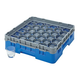 CAMBRO Cesta de lavado 30 comp. Azul