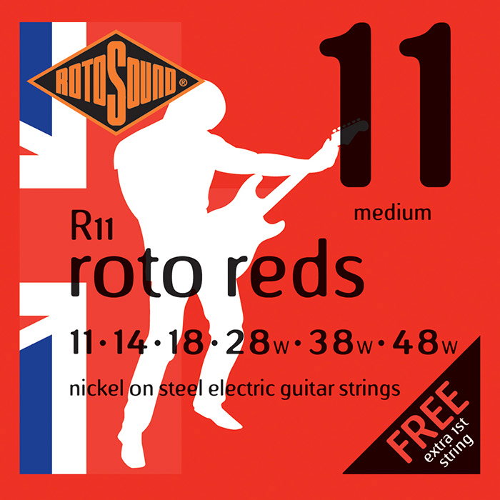 Juego de Cuerdas Rotosound para Guitarra Eléctrica 11-48 Juego de Cuerdas Rotosound para Guitarra Eléctrica 11-48