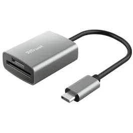 Trust Lector de Tarjetas Externo Dalyx 24136 USB Tipo-C Aluminio