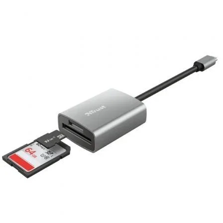 Trust Lector de Tarjetas Externo USB / USB-C, Modelo DALYX