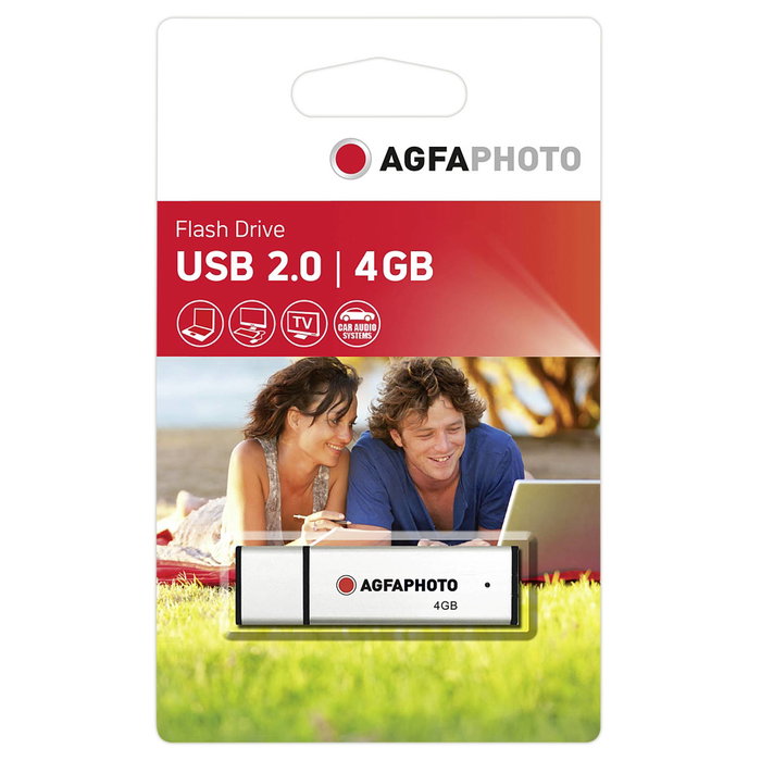 AgfaPhoto STICK Memoria USB 2.0 Gris 4 GB AgfaPhoto STICK Memoria USB 2.0 Gris 4 GB