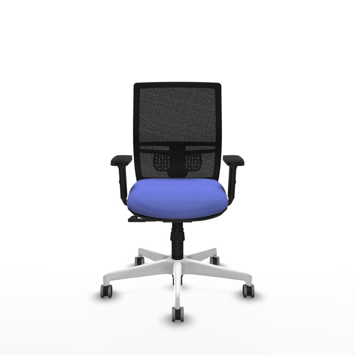 PIQUERAS Y CRESPO Silla de oficina Yunquera con mecanismo Sincro, Azul claro y Negro PIQUERAS Y CRESPO Silla de oficina Yunquera con mecanismo Sincro, Azul claro y Negro