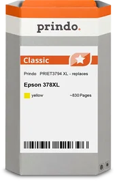 Prindo Cartucho de tinta amarillo PRIET3794 Classic XL