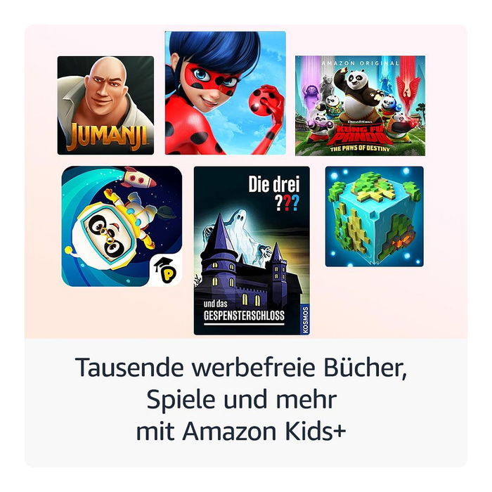 Amazon Fire HD 8 Kids Pro Tablet (2024) 32GB Wi-Fi Azul - Versión infantil con control parental y funda resistente, color azul