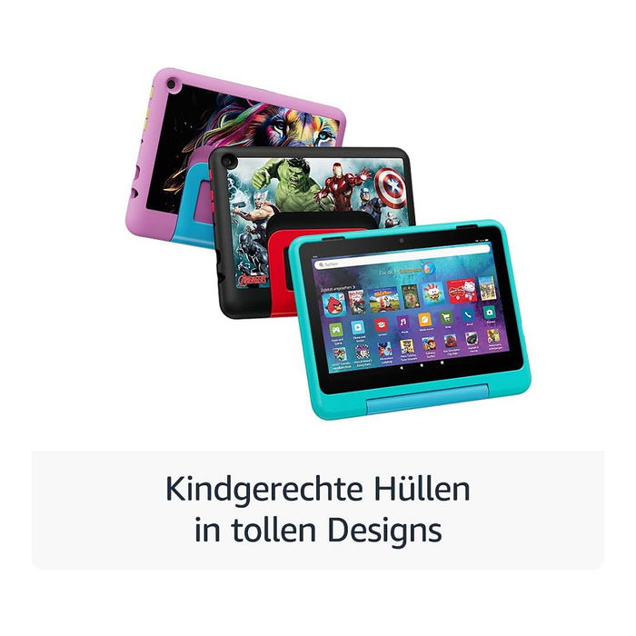 Amazon Fire HD 8 Kids Pro Tablet (2024) 32GB Wi-Fi Azul - Versión infantil con control parental y funda resistente, color azul