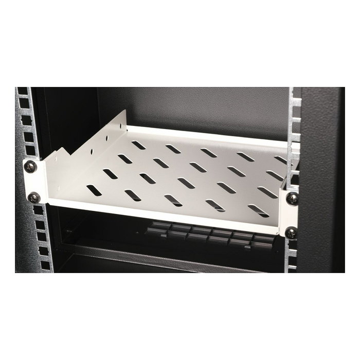 EQUIP Estante fijo para armarios de 10 pulg, 1U, 200 mm profundidad, Gris claro EQUIP Estante fijo para armarios de 10 pulg, 1U, 200 mm profundidad, Gris claro