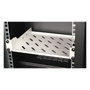 EQUIP Estante fijo para armarios de 10 pulg, 1U, 200 mm profundidad, Gris claro