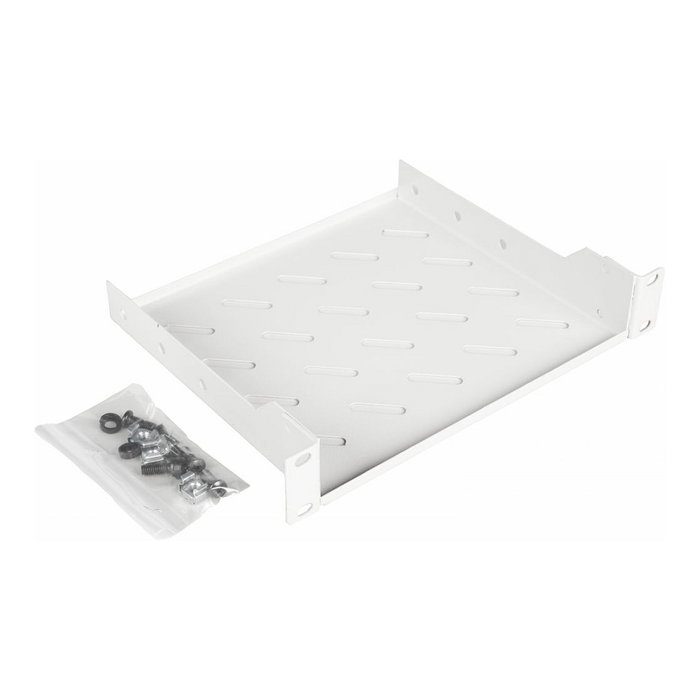 EQUIP Estante fijo para armarios de 10 pulg, 1U, 200 mm profundidad, Gris claro EQUIP Estante fijo para armarios de 10 pulg, 1U, 200 mm profundidad, Gris claro