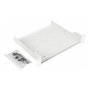 EQUIP Estante fijo para armarios de 10 pulg, 1U, 200 mm profundidad, Gris claro