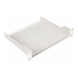 EQUIP Estante fijo para armarios de 10 pulg, 1U, 200 mm profundidad, Gris claro