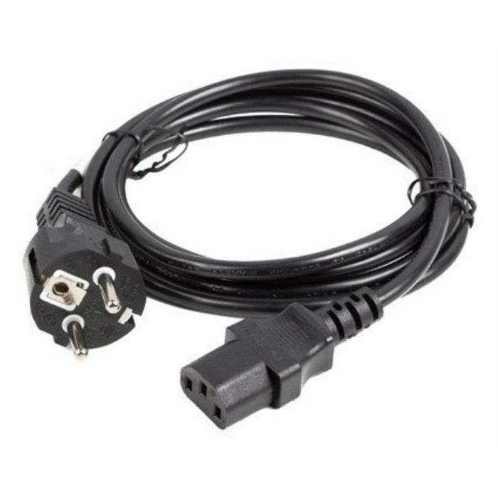 Lanberg Cable de Alimentación Schuko C13 a CEE7/7 1.8 M Negro 2.5 A para Equipos Electrónicos Lanberg Cable de Alimentación Schuko C13 a CEE7/7 1.8 M Negro 2.5 A para Equipos Electrónicos