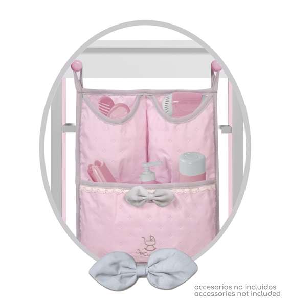 Sophie Tocador Infantil de Madera con Espejo - Mueble para Niños 110x62x38 cm