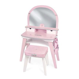 Sophie Tocador Infantil de Madera con Espejo - Mueble para Niños 110x62x38 cm