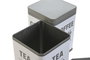 DKD Home Decor Bote Metal Surtido 10,5x10,5x15 cm