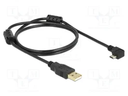 DeLOCK 83147 Cable USB-A a Micro-USB B con conector angular de 90° de 1 m