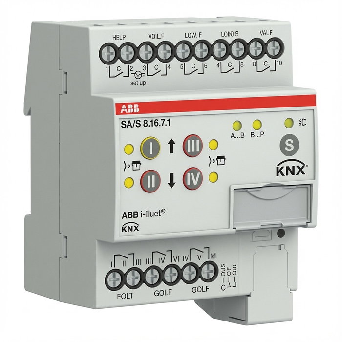 ABB SAH/S8.16.7.1 Schalt-/Jalousieaktor 8fach 16 A REG ABB SAH/S8.16.7.1 Schalt-/Jalousieaktor 8fach 16 A REG