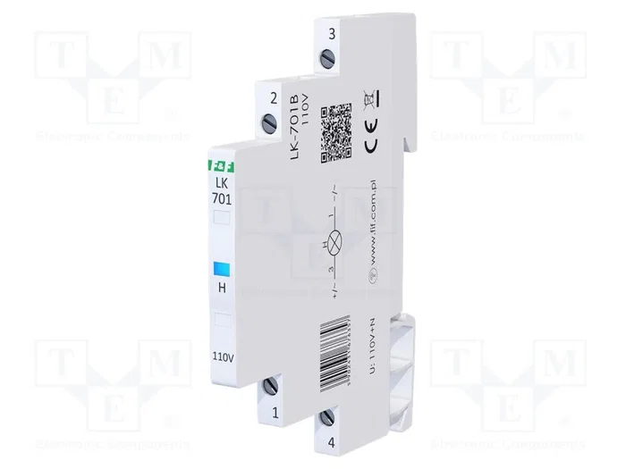 F&F Indicador de tensión LK-701B 110VAC azul F&F Indicador de tensión LK-701B 110VAC azul